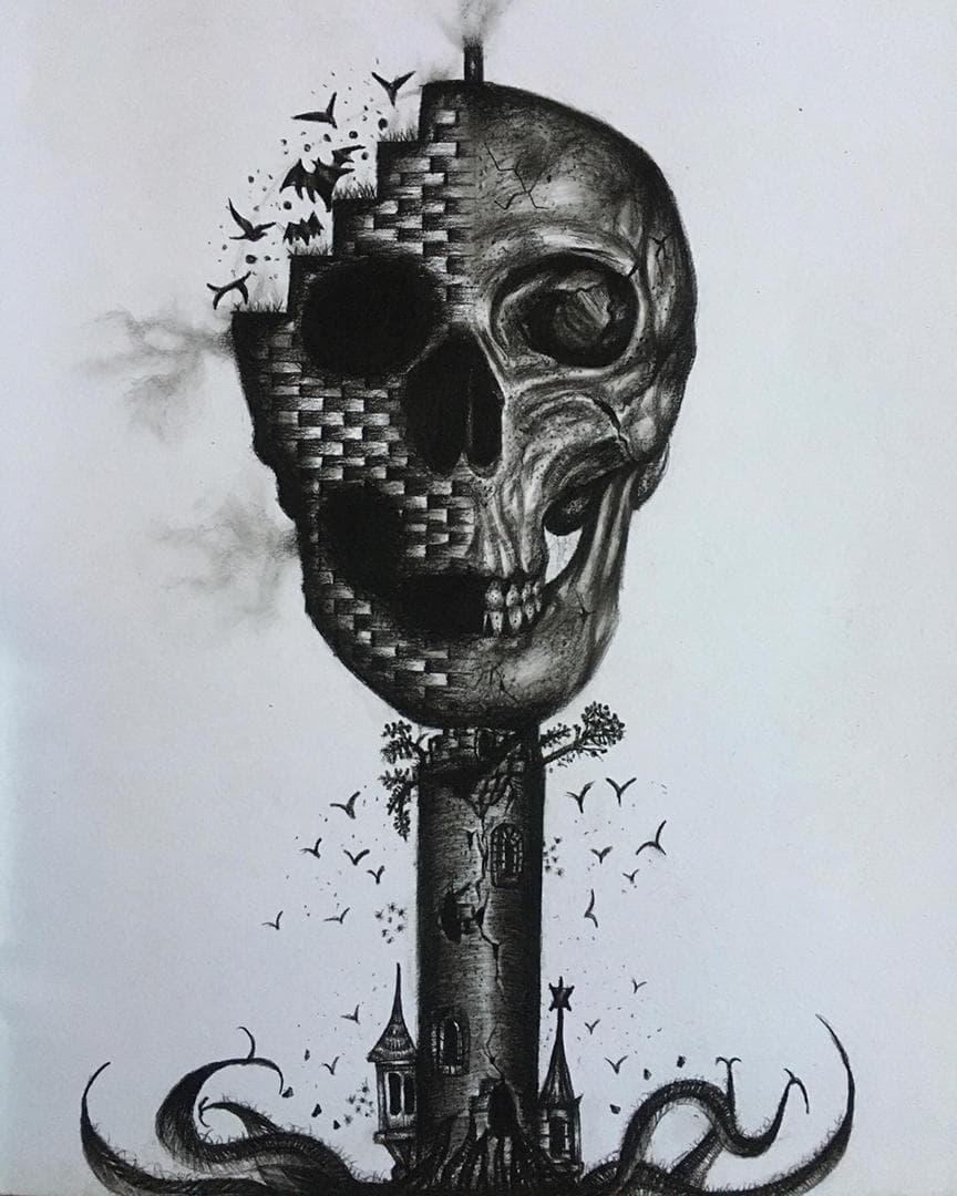 Surreal Skull